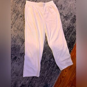 H&M sweatpants, size medium, white